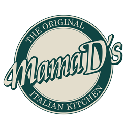 the logo for Mama D's Italian Restaurant in Hermosa Beach