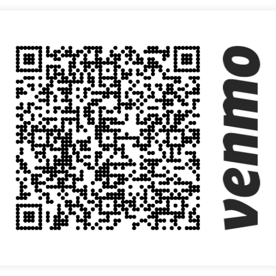 Pay for the italian wine dinner in hermosa beach using this QR code from Venmo